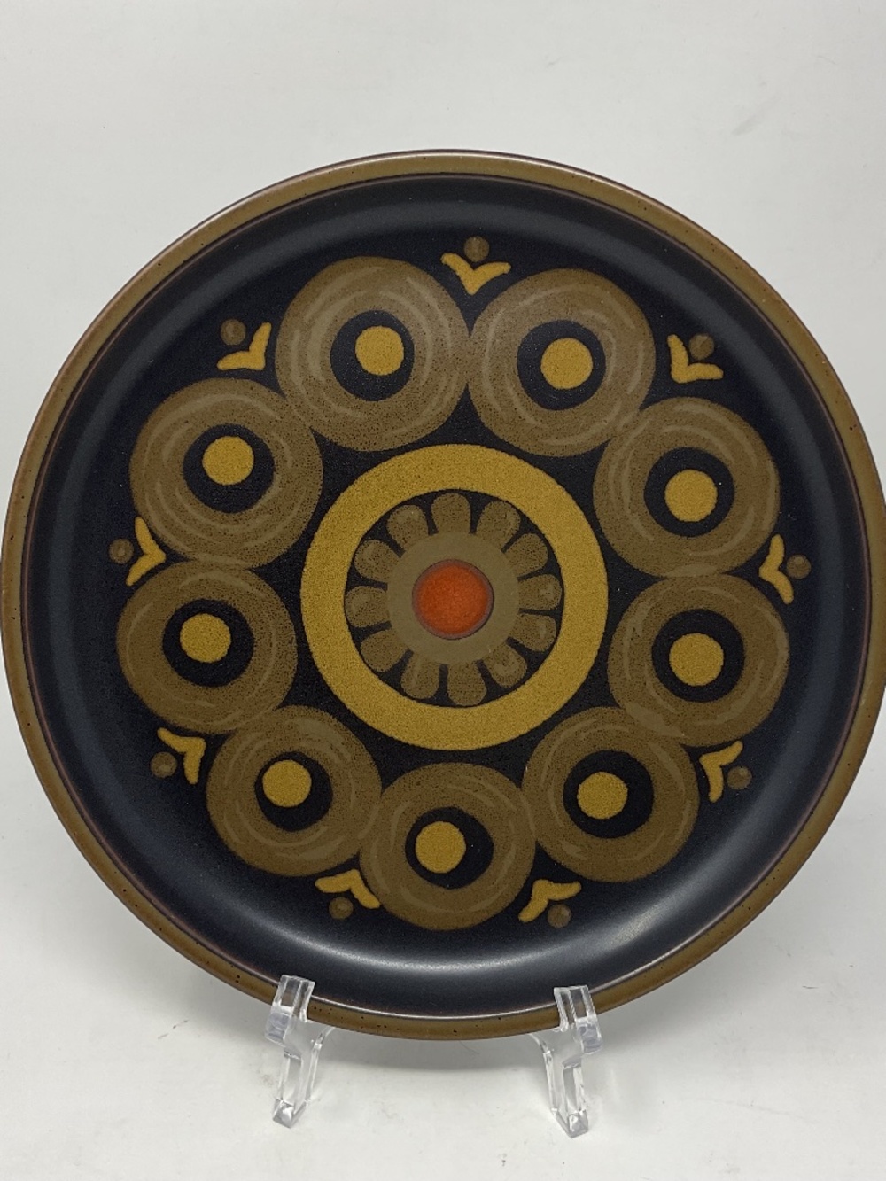 Denby Arabesque (retired) Stoneware Side Salad Luncheon Plate (11 available)